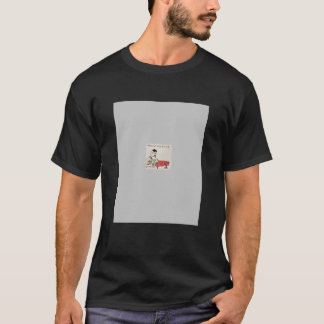 Potrait of Vince Guaraldi Jazz Artist Comic Music T-shirt