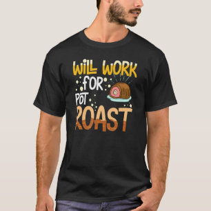 Potroast Recept Slow Cooker Rundvlees Vlees Kruide T-shirt