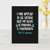 POTS Awareness Month Postural Tachycardia Syndrome Kaart (Gele Bloem)