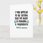 POTS Awareness Month Postural Tachycardia Syndrome Kaart (Gele Bloem)