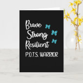 POTS Awareness Month Postural Tachycardia Syndrome Kaart (Gele Bloem)