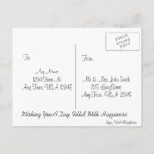 POTS Diner uitnodiging Briefkaart (Achterkant)