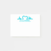 POTS... hartslag Post-it® Notes (Voorkant)