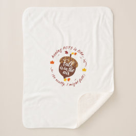 Pots Herfst Thema Sherpa Deken