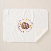 Pots Herfst Thema Sherpa Deken (Voorkant (horizontaal))