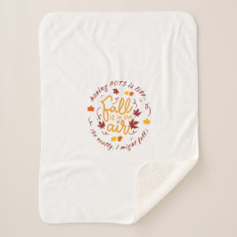 Pots Herfst Thema Sherpa Deken