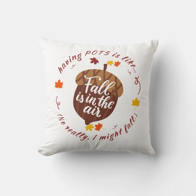 Pots Herfst Thema Sierkussen (Voorkant)