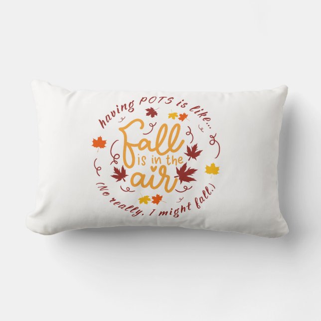 Pots Herfst Thema Sierkussen Kussen (Voorkant)