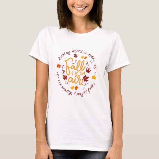 Pots Herfst Thema T-shirt (Voorkant)