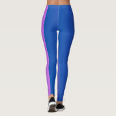 Pots is zo leerzaam Paarse & Blauwe Ombre Leggings (Achterkant)