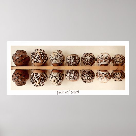 Pots Reflected, poster (Voorkant)
