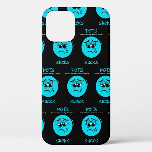 POTS SUCKS Case-Mate iPhone CASE (Achterkant)