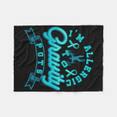 POTS-syndroom Dysautonomie Bewustzijn Dysautonomie Fleece Deken (Voorkant (Horizontaal))