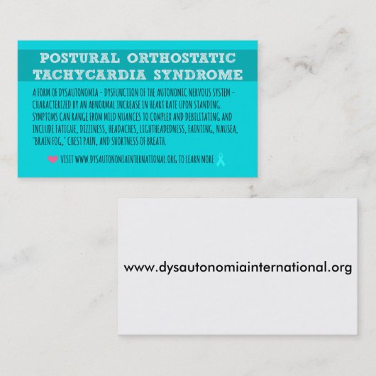 POTS VISITEKAARTJES (Voorkant / Achterkant)