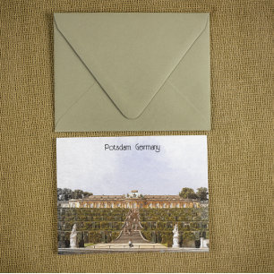 Potsdam Duitsland Kasteel Sanssouci Briefkaart