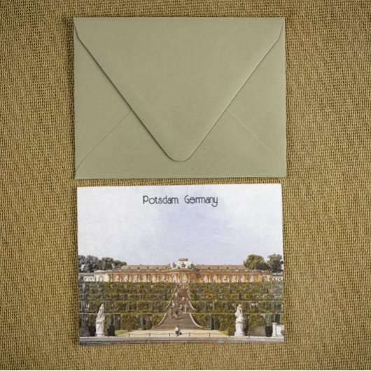 Potsdam Duitsland Kasteel Sanssouci Briefkaart
