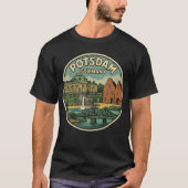 Potsdam Duitsland Paleis Kunst T-shirt (Voorkant)