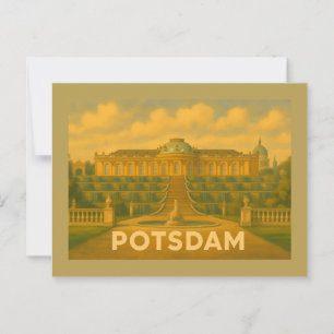 Potsdam Duitsland Stad Kunst Briefkaart
