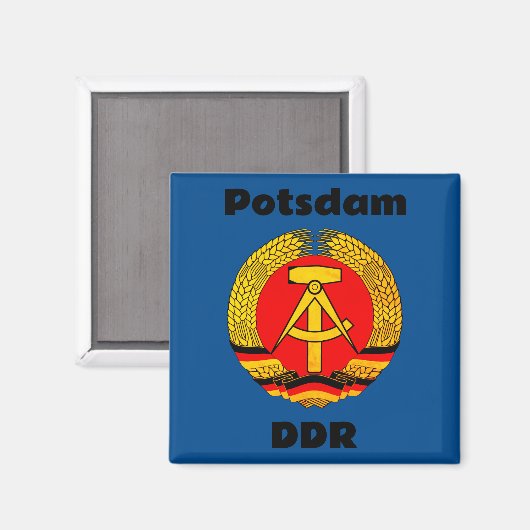 Potsdam, Oost-Duitsland (DDR) Magneet (Voorkant / Achterkant)