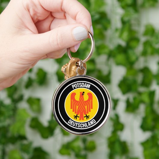 Potsdam Round Emblem Sleutelhanger (Hand)