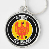 Potsdam Round Emblem Sleutelhanger (Voorkant)