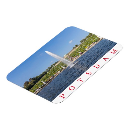 Potsdam Sanssouci Palace Gardens fridge magnet Magneet (Linkerzijde)
