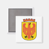 Potsdam vlag stad Duitsland symbool embleem Magneet (Voorkant / Achterkant)