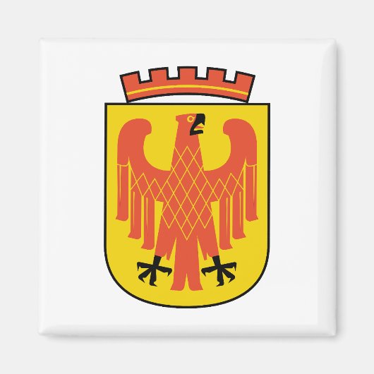 Potsdam vlag stad Duitsland symbool embleem Magneet (Voorkant)