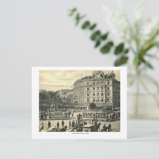 Potsdamer Platz, Berlijn, Duitsland Vintage Briefkaart (Staand voorkant)