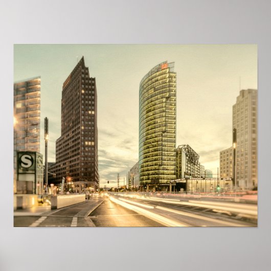Potsdamer Platz in Berlijn, Duitsland Poster (Voorkant)