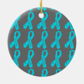 POTSie Warrior torn lint Keramisch Ornament (Achterkant)