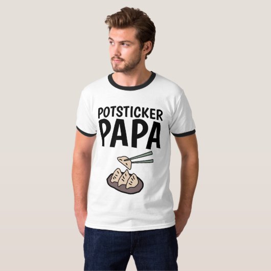 POTSTICKER PAPA POT STICKER T-Shirts (Voorkant volledig)