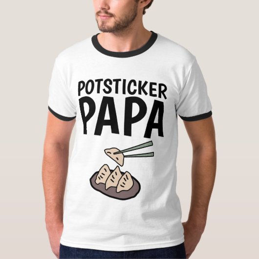 POTSTICKER PAPA POT STICKER T-Shirts (Voorkant)