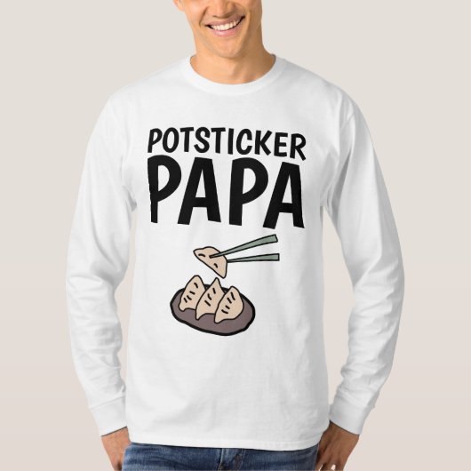 POTSTICKER PAPA T-Shirts (Voorkant)
