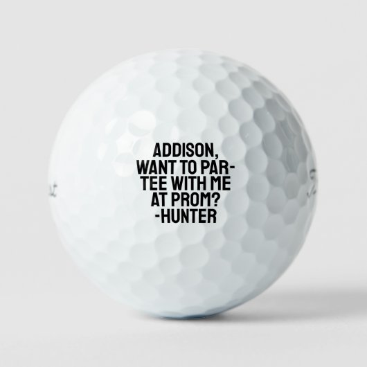 Potsvoorstel Golfballen (Voorkant)
