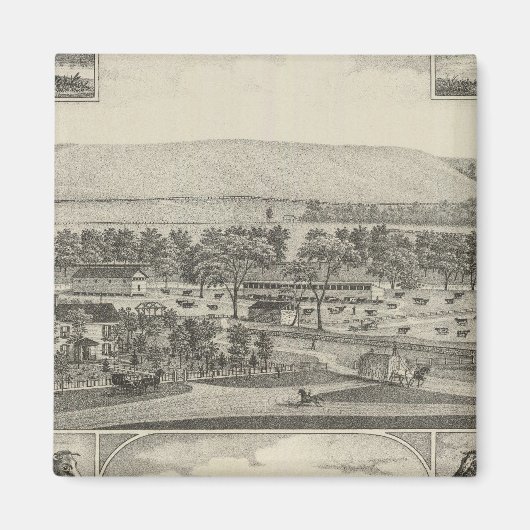 Pottawatomie County, Kansas Magneet (Voorkant)