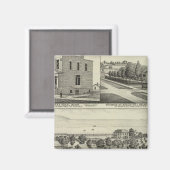 Pottawatomie, Kansas Magneet (Voorkant / Achterkant)