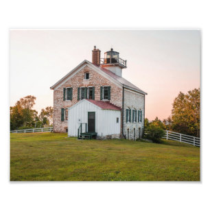 Pottawatomie Lighthouse Print Foto Afdruk
