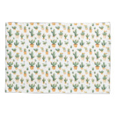 Potted Cactus op White Pillow Hoesje Kussensloop (Achterkant)