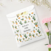 Potted Cactus op wit Bedankzakje (Gezegeld)