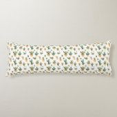 Potted Cactus op wit Lichaamskussen (Voorkant)