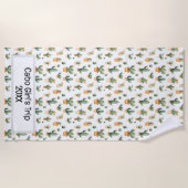 Potted Cactus op wit Strandlaken (Voorkant)