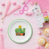 Potted Cactus Plants Feestje Papieren Bord (Feest)