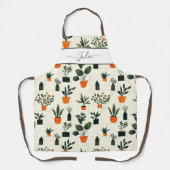 Potted Plant Cactus Pattern Schort (Voorkant)