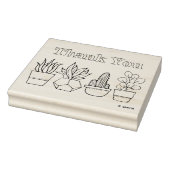 Potted Planten Bedankt Stempel voor het schilderen (Stempel)