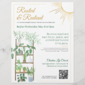 Potted Planten Bijbelstudie voor vrouwen Flyer (Achterkant)