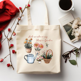 Potted Planten Flower Garden Gezegde Tote Bag