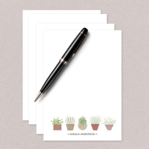 Potted Planten gepersonaliseerd Bedankkaart