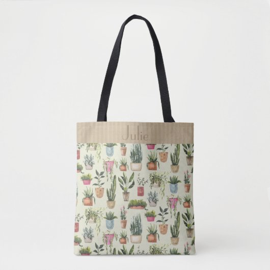 Potted Planten Jamboree Personalized Tas (Voorkant)