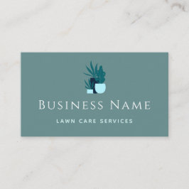 Potted Planten Lawn Care Services Minimal Gardener Visitekaartje